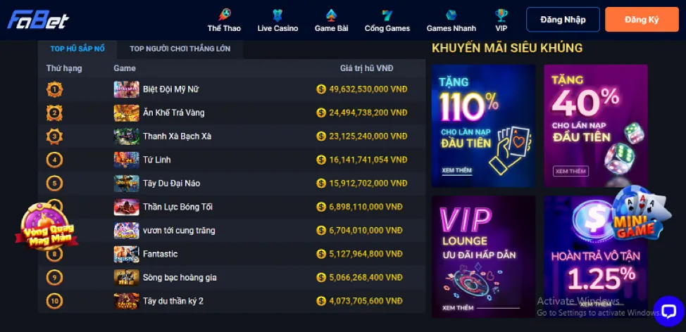 Ứng dụng di động DV88 Casino